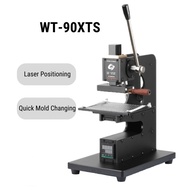 Hot Foil Stamping Machine Desktop Embossing Branding Machine Electronic Eye Positioning Leather Rubb
