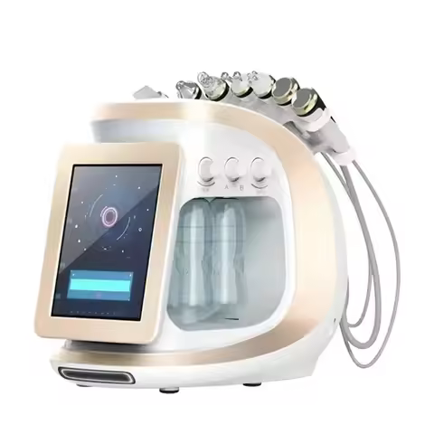 202 new Water Dermabrasion Oxygen Ice Blue Smart Jet Aqua Peel Small Bubble Skin Cleansing Device fa