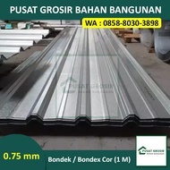 Bondek / Bondex Cor 0.75 mm Harga Grosir (1 m)