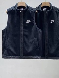 外國預訂 Nike swoosh 拼色毛絨 背心外套