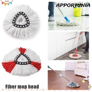 APPORTUNIA Mop Head Triangle Spin Mop For O-Cedar/Vileda Microfiber for O-Cedar/Vileda