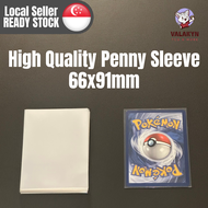 50pcs Card Sleeve 66x91mm Thick High Quality Clear Penny Sleeves for Standard Cards TCG Pokemon One 