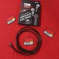 Brake Hose TDR Racing TEFLOMAX 215cm 215 cm 84.5 Inch 84.5 Inch Black Carbon