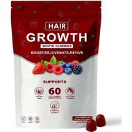 Hair Growth Gummies – with Biotin, Vitamin C & E, Rosemary, Saw Palmetto – Supports Healthy Hair Gro