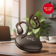 HTC NE19 AI-Powered Earbuds: HIFI Bluetooth, Noise Canceling, Waterproof, Sports Ready, with Built-i