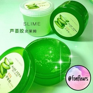 Fonfleurs Slimes 🇸🇬 Aloe Vera Jelly Milky Clear Glossy Green Gradient Kids Toys Children Gift Set Present Skincare Putty
