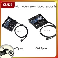 sudi Lazmin USB2.0 Floppy Front Panel with 9PIN to Cable  3.5in Bay 9 Pin 4 Interface USB 2.0 HUB fo
