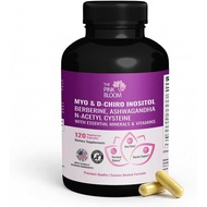 Myo & D-Chiro Inositol 40:1 Ratio – 120 Capsules | Myo Inositol Supplement for Women with Vitamin D,