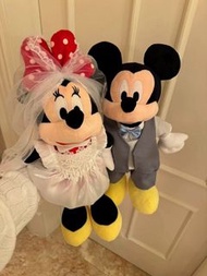 米奇老鼠 30cm mickey mouse 米妮 minnie 擺設 裝飾 公仔 送禮 生日禮物 結婚 情侶 情人節 婚紗