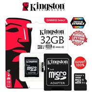 ถูกที่สุด!!! 32 GB MICRO SD CARD (ไมโครเอสดีการ์ด) KINGSTON Class 10 /UHS-I 80MB (SDCS/32GB)-Warranty (SYNNEX) Lifetime ##ที่ชาร์จ อุปกรณ์คอม ไร้สาย หูฟัง เคส Airpodss ลำโพง Wireless Bluetooth คอมพิวเตอร์ USB ปลั๊ก เมาท์ HDMI สายคอมพิวเตอร์