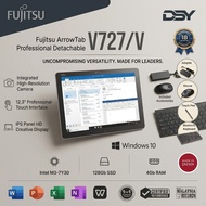 (Wrt 18 Month)FUJITSU TABLET V727/V / T726/N LAPTOP | Free Touchscreen Pen Mouse+BackPack/Keyboard |