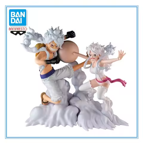 Original BANDAI Banpresto One Piece Monkey D. Luffy Jewelry Bonney Anime Character Model Collection 