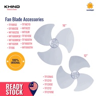KHIND Aksesori Bilah Kipas Fan Blade Accessories (12"/16") TF166/WF1680RSE/TF1682SE/SF1682SE/TF1210S