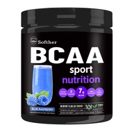 Softher BCAA Powder Branched Chain Amino Acids เครื่องดื่มที่มีกรดอะมิโนโซ่กิ่ง รสเบอร์รี่รวม 300g