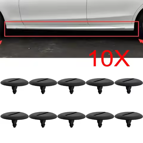 10X Side Skirt Sill Moulding Cover Trim Clips For Benz S212 W204 S204 C204 W246 W242 W212 V212 C207 