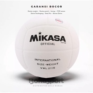 bola voli volley ball mikasa VWL211s official ball proliga volly size 5 putih gratis pompa