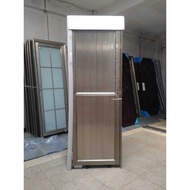 Set Pintu Kamar Mandi Full Aluminium Import 200x70cm Pintu Toilet