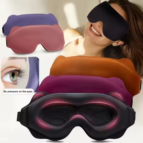 6D Sleeping Mask Block Out Light Sleep Mask For Eyes Soft Sleeping Aid Eye Mask for Travel Eyeshade