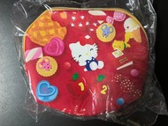 SANRIO - SANRIO Hello Kitty 50週年 化妝袋 拉鍊袋小物袋 週邊配飾 [平行進口]