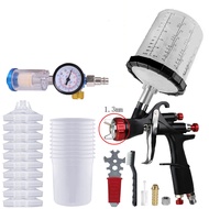 R500 LVLP Air Spray Gun with 1.3mm Nozzles & Oil Separator & Air Regulator, Automotive, Car Paint Gu