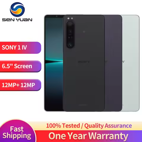 Sony Xperia 1 IV JP Version 256GB Original 5G Mobile phone 6.5" Snapdragon 8 Gen 1 Octa Core 3*12MP 