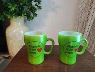 Fireking mug (1 pair/$250)60s~70s製造絕版啤酒，汽水杯(一對$250)
