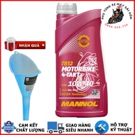 Nhớt tổng hợp MANNOL Motorbike 4-Takt 7812 dành cho xe số côn tay PKL - Nhập khẩu Đức [Mua 5 tặng 1