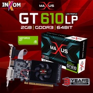 MAXUS GT 610 LP NVIDIA 2GB GDDR3 64Bit Low Profile Graphic Card 1 Slot