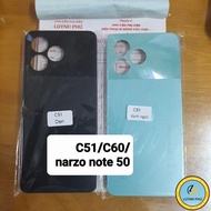 Realme C51/C60/narzo note 50 back cover real photo