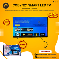 COBY 32" SMART LED TV | BLUETOOTH | LOCAL CHANNEL (ISDBT)