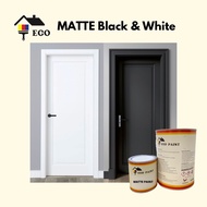 [All MATTE] 1L & 5L Eco Paint MATTE FINISHED Wood Paint & Metal Paint( For Wood & Metal ) Cat Minyak
