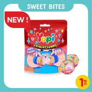 Yupi Crunchy Gummy Fruity Clusters Pouch 50 Gram