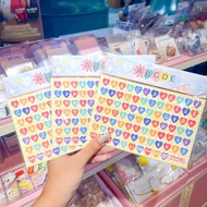 Sticker alphabet A-Z+0-9 heart Letter A-Z and 0-9 Frame ️ Cute [boys and i]