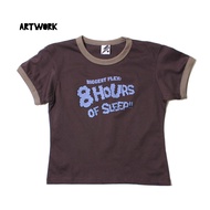 ARTWORK Eight Hours Of Sleep (T-shirt for Women)