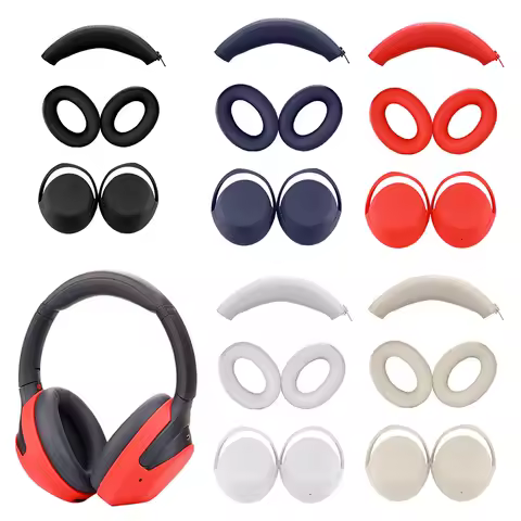 Silicone Ear Pad Case Cover/Ear Cups Cover/Headband Cover Anti-Scratch Protector Cover for Sony WH-1