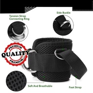 Ankle Fitness Strap | 4 D-Ring Strap Gym | Gym Leg Strap | Gym Equipment