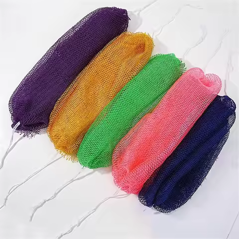 20pcs African Net Sponge Authentic Shower Loofah Exfoliating Body Back Scrubber for Women and Men