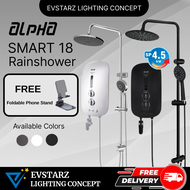 ALPHA Smart 18i/E Plus Rainshower DC Pump or Non Pump Instant Water Heater