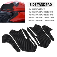2012-2019 Motorcycle Anti Slip Tank Pad Gas Knee Grip Traction Side Protector Stickers For DUCATI PA