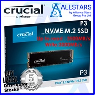 Crucial P3 500GB / Crucial P3 1TB / Crucial P3 2TB /  Crucial P3 Plus NVME M.2 SSD  (Warranty 5years