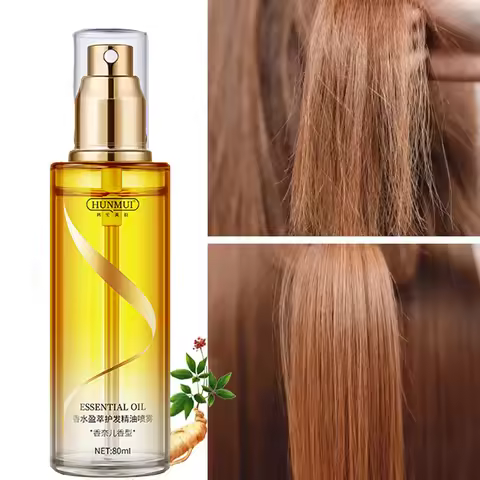 BOQIAN Ginger Supple Hair Spray Repair Damaged Dry Frizz Hair Nourishing No-wash Moisturizing Hair C