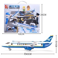 Building Block Toys Splicing Toys Compatible with Lego Large Aviation Airplane Model Assembling Buil