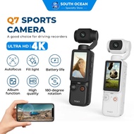 4K Ultra HD Pocket Action Camera K2 180 Rotating Lens Vlog & Motorcycle WiFi Recording HD 4K Camera