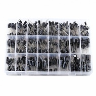 All in One 500pc Radial Electrolytic Capacitor Set 24 Value 0 1uF 1000uF 10V 50V