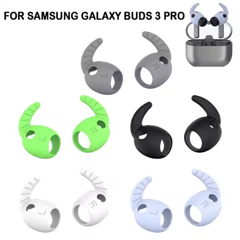 5Pairs Soft Silicone Earbuds Headphone Earpods Cover Eartip Ear Wings Hook Cap for Samsung Galaxy Bu