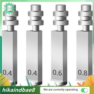 [hIkAi] 4PK 0.4MM 0.4MM 0.6MM 0.8MM Nozzle for  X Hotend Nozzle Hardened Steel Quick Swap Integrated