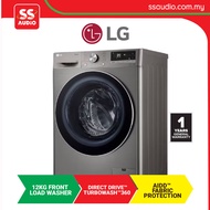 【 DELIVERY BY SELLER 】 LG FX1412S3K BLACK  12KG AI DD TURBOWASH 360 STEAM THINQ INVERTER FRONT LOAD 