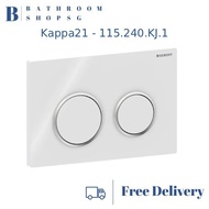 Geberit Kappa21 Actuator Plate White 115.240.KJ.1 Toilet Flush Plate