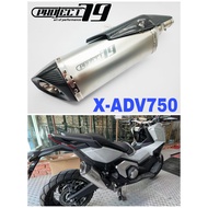 Project79 Exhaust Honda XADV750 XADV 750 Slip On Tabung Muffler Stainless Steel X-ADV750 Accessories Motor Carbon Fiber
