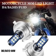 1pcs Led Motorcycle Headlight dc/ac12-80v H4 BA20D P15D Hi/Lo Beam led Moto Motorbike Headlight Fog 